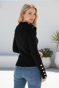 Miracle Rib Collared Polo Knit 