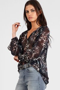 Storm Madam Butterfly Print Top