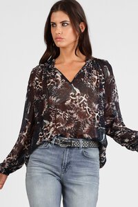 Storm Madam Butterfly Print Top