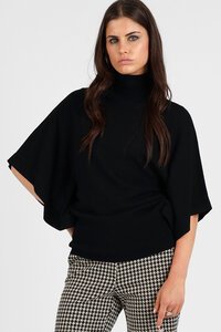 Storm Batwing Roll Neck Merino Sweater