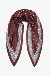 Antler Triangle Scarf Merlot Spot