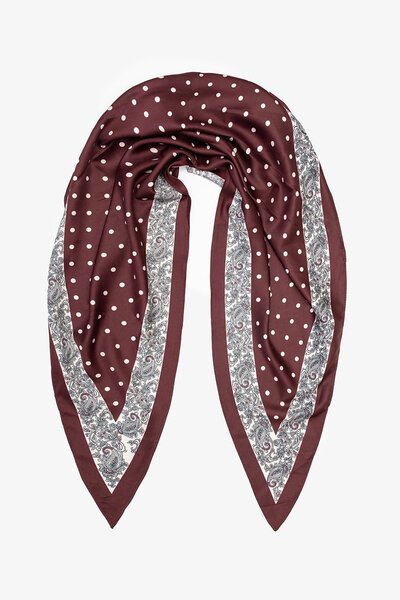 Antler Triangle Scarf Merlot Spot-hc-new-Hello Cyril.