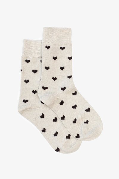 Antler Oat Heart Sock-hc-new-Hello Cyril.