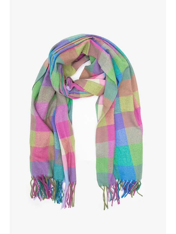 Antler Confetti Check Scarf 