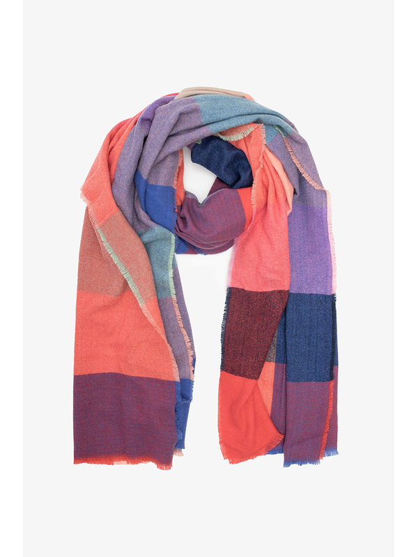 Antler Berry Peach Pop Scarf