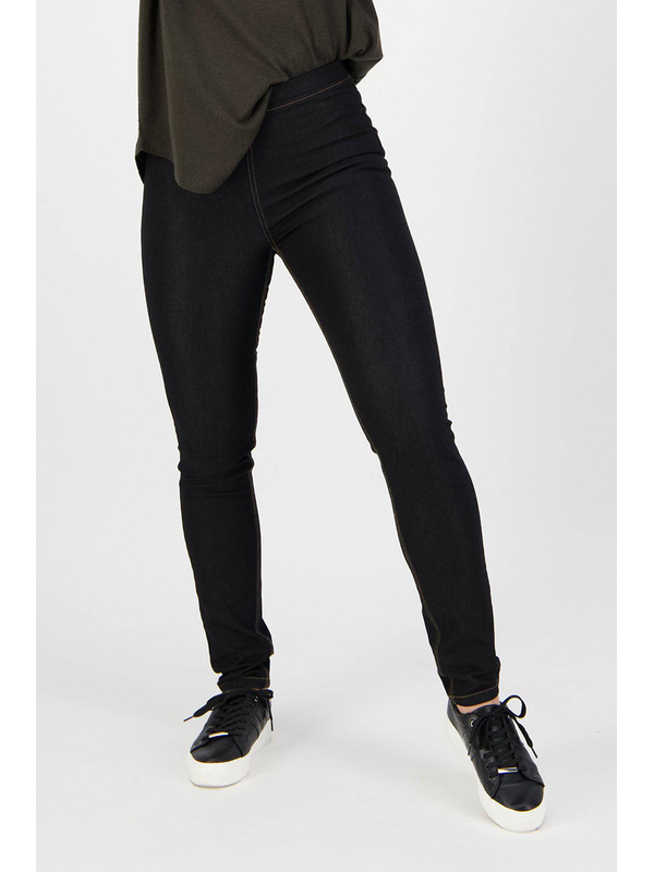 Vassalli Origin Skinny Contrast Stitch Denim Pull On Pant
