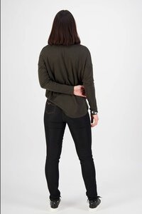 Vassalli Origin Skinny Contrast Stitch Denim Pull On Pant