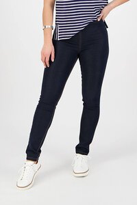 Vassalli Origin Skinny Contrast Stitch Denim Pull On Pant