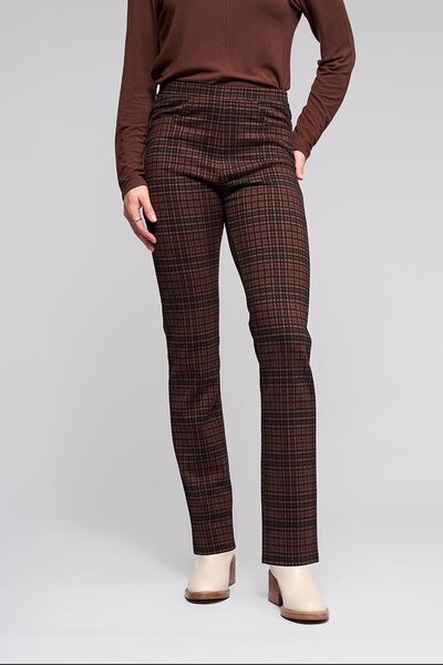 Vassalli Bay Pull On Slim Pant - Cherry-shop-by-style-Hello Cyril.