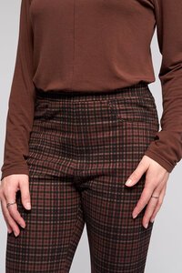 Vassalli Bay Pull On Slim Pant - Cherry