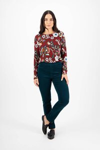Vassalli Bay Slim Cord Pull On Pant