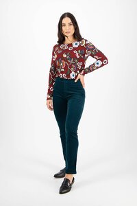 Vassalli Bay Slim Cord Pull On Pant