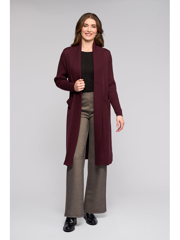 Vassalli Longline Cardi With Pockets