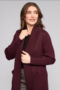 Vassalli Longline Cardi With Pockets