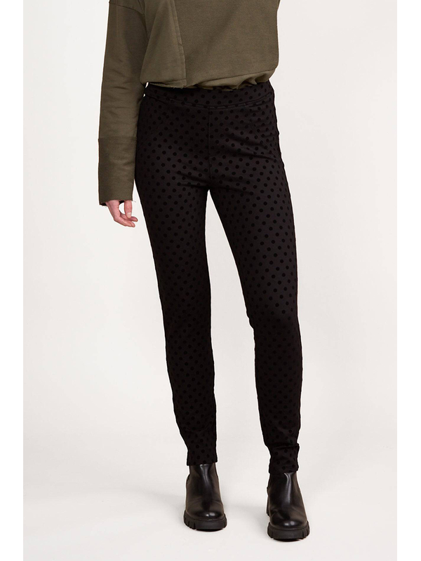 Vassalli View Skinny Printed Pull On Ponti Pant