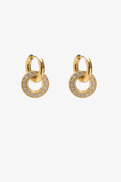 Antler Halo Huggie Earrings-hc-new-Hello Cyril.