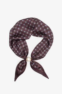 Antler Pearl Bow Fasten Neck Tie