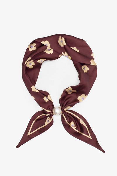 Antler Pearl Bow Marigold Neck Tie -hc-new-Hello Cyril.