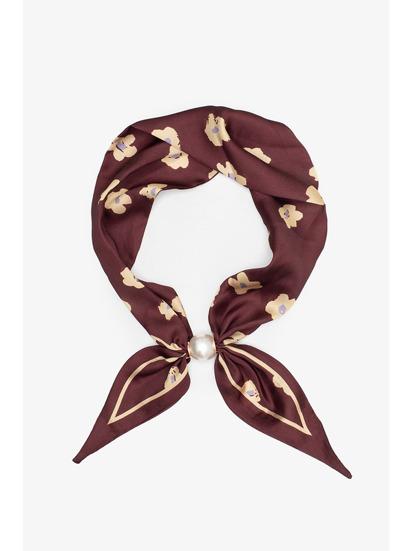Antler Pearl Bow Marigold Neck Tie 
