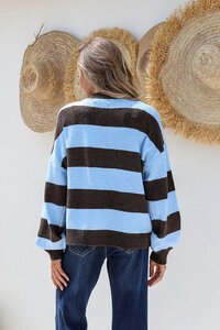 Miss Marlow Brady Bunch Stripe Cardi