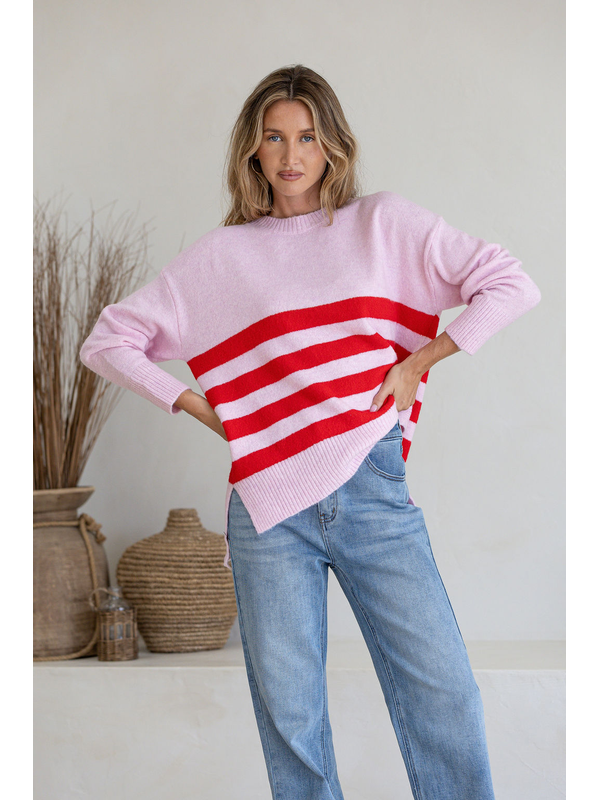 Miss Marlow Stripe Detail Manor Knit
