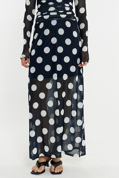 Sass Pammie Mesh Spot Skirt-hc-new-Hello Cyril.