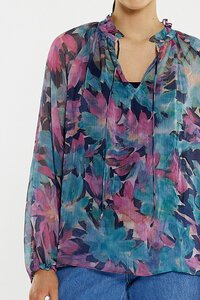 Sass Willow Tie Front Blouse