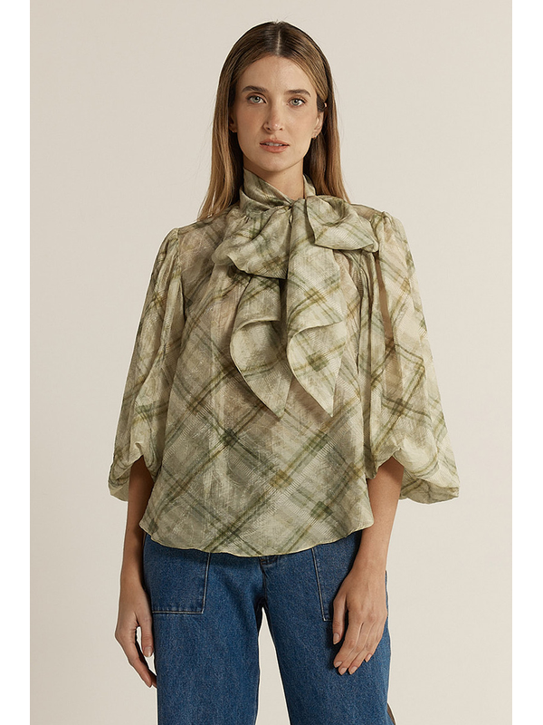Fate + Becker Eve Pussybow Blouse