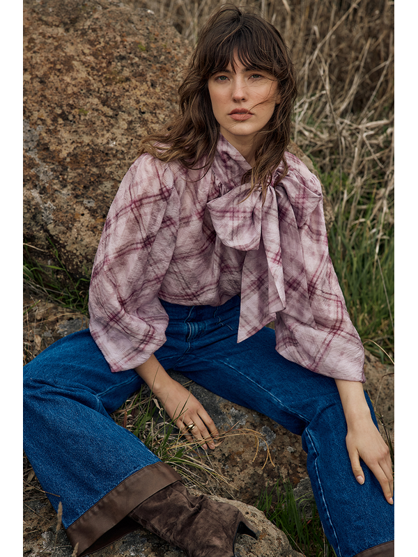Fate + Becker Eve Pussybow Blouse