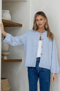 Miss Marlow Long Sleeve Lennox Button Cardi