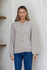 Miss Marlow Long Sleeve Lennox Button Cardi