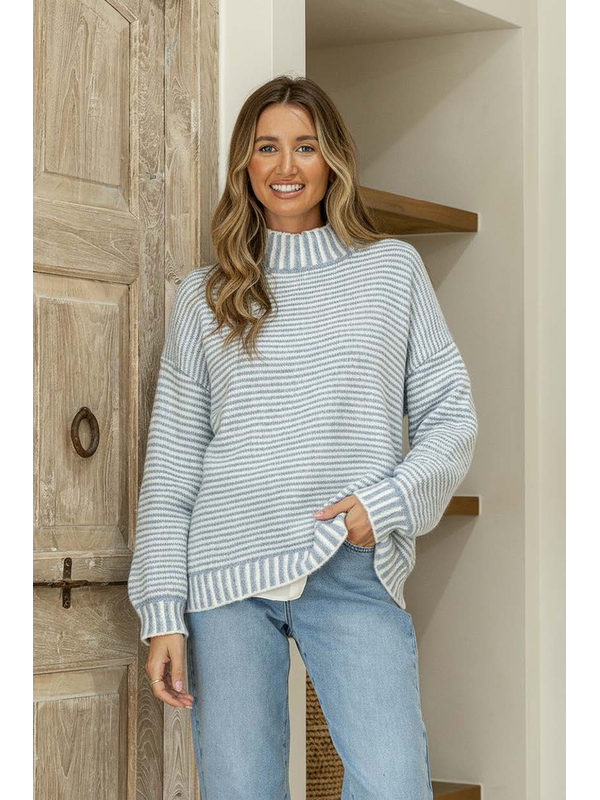 Miss Marlow Contrast Stripe Billie Knit