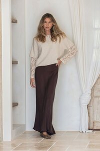 Miss Marlow Lace Sleeve Layer Knit
