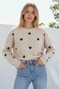 Miss Marlow Heart Knit