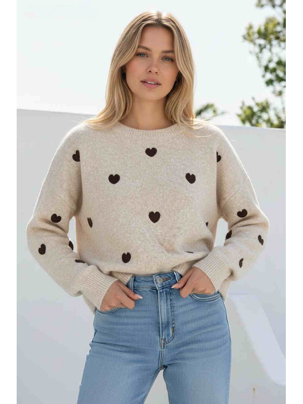 Miss Marlow Heart Knit