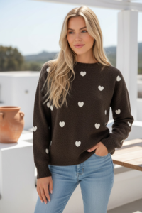 Miss Marlow Heart Knit