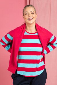 Elm Spritz Stripe Long Sleeve Tee