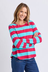 Elm Spritz Stripe Long Sleeve Tee