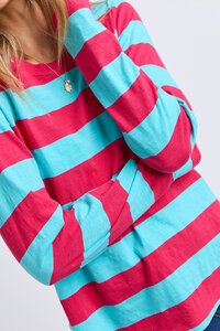 Elm Spritz Stripe Long Sleeve Tee