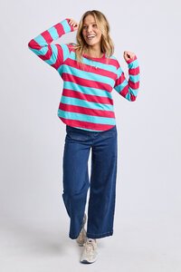 Elm Spritz Stripe Long Sleeve Tee