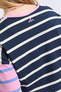 Elm Marta Stripe LS Stripe Tee
