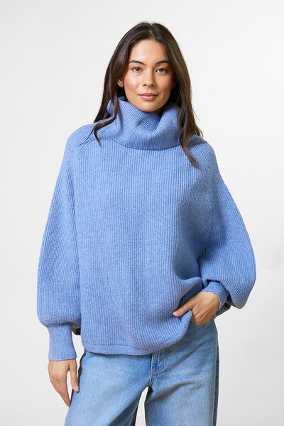 Stella + Gemma Polo Neck Poncho-13.5.26-Hello Cyril.