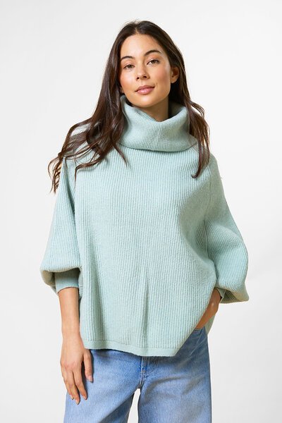 Stella + Gemma Polo Neck Poncho-13.5.26-Hello Cyril.