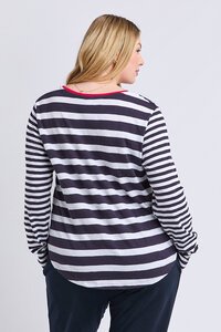 Elm All Sorts Long Sleeve Stripe Top