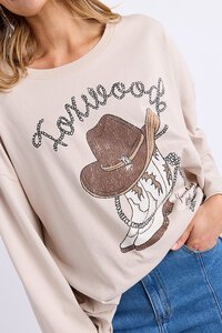 Foxwood Bandit Boots Long Sleeve Tee