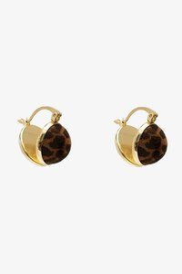 Antler Leopard Pearl Drop Earring