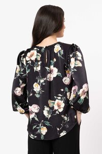 Leila + Luca Ink Bloom Lorenza Blouse