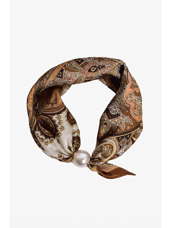 Antler Pearl Bow Baroque Neck Tie 