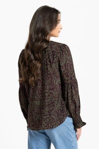Seeking Lola Olive Grove Vienna Blouse