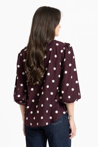 Seeking Lola Affogato Spot Brilliance Blouse
